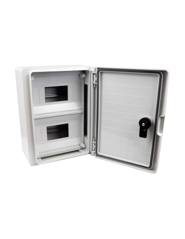 Armario ABS 330x250x130mm chasis frontal Serie TME | Adajusa
