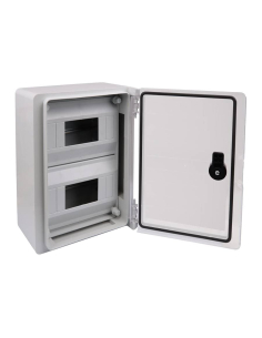 ABS electrical Cabinet  700x500x245 transparent door and front chassis IP65 TME705025MT | ADAJUSA | price 2
