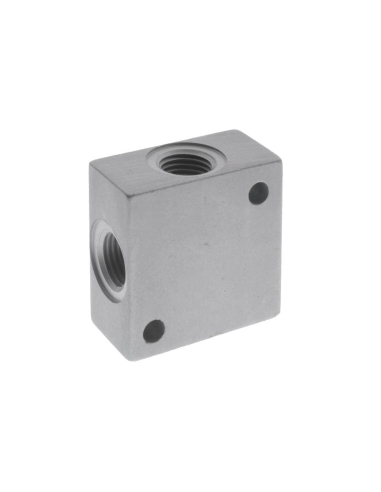 Distribuidor 4 tomas 1/4 en aluminio - Aignep|adajusa