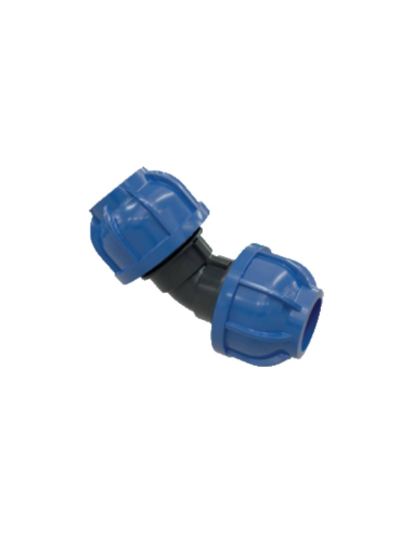 Racor de unión en codo a 45º diámetro 32mm - Sicomat|adajusa