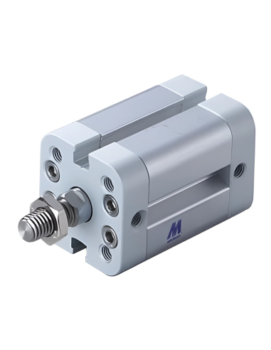 Compact pneumatic cylinder 50x300mm double acting rod INOX ISO 21287 - Mindman