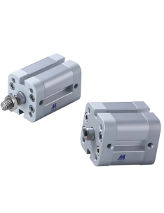 Cilindro neumático compacto 63x60mm doble efecto ISO 21287 - Mindman Adajusa