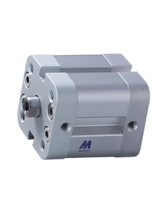 Cilindro neumático compacto 80x60mm doble efecto ISO 21287 - Mindman Adajusa 2