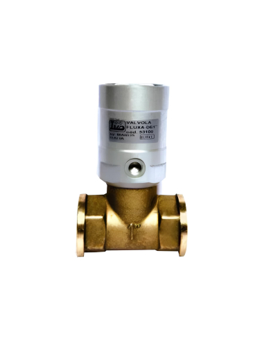 Válvula compacta para fluidos 1 1/2 NC con actuador neumático serie Fluxa - Aignep