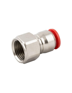 Racor recto hembra roscado 1/8 - 6 latón Serie 50000 - Aignep