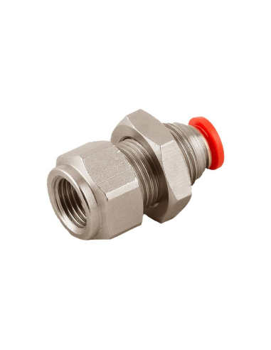 Threaded female transits fitting 1/4 tube 8mm Series 50000 - Aignep