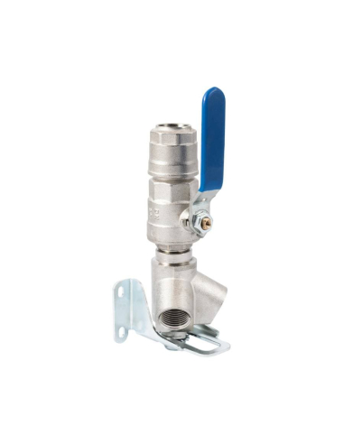 Distribuidor com 2 saídas inclinadas com válvula de entrada com tubo de 20mm - Aignep
