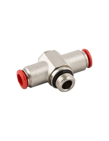 Racor orientable doble diámetro 1/8 tubo diámetro 8mm con tórica macho Serie 50000 - Aignep | Adajusa