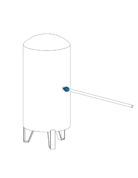 Straight aluminum male fitting 1/2 tube 20mm Sicomat | ADAJUSA | price
