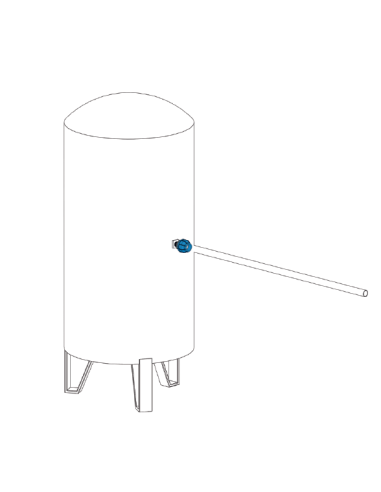 Straight aluminum male fitting 3/4 tube 25mm Sicomat | ADAJUSA | price