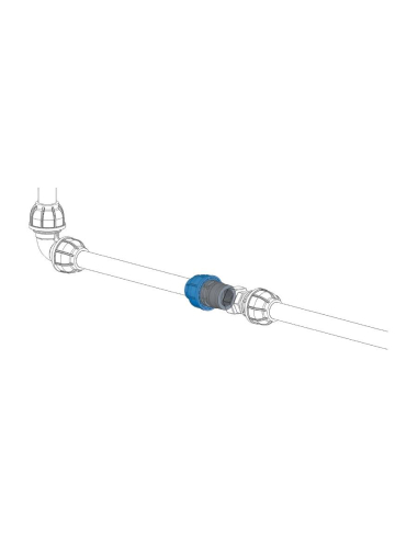 Straight female fitting 1 1/4 tube 40mm Sicomat | ADAJUSA | price