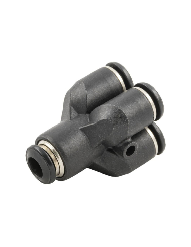 Racor doble Y  entrada diámetro 4mm y salida 4mm Serie 55000 - Aignep |Adajusa