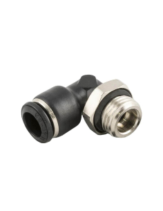 Male cylindrical adjustable elbow fitting 1/8 tube 4mm Series 55000 - Aignep | ADAJUSA