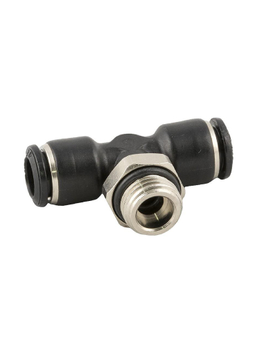 Racor T orientable con rosca central 1/2 tubo 10 Serie 55000 - Aignep | Adajusa
