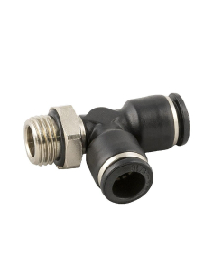 Racor T orientable con rosca lateral 1/4 tubo 6 Serie 55000 - Aignep | Adajusa