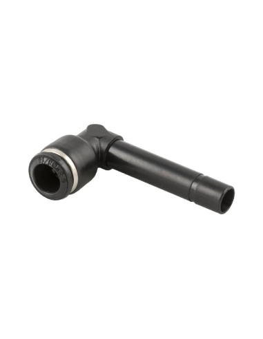 Racor L orientable tubo 4mm con espiga larga 4mm Serie 55000 - Aignep