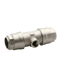 Racor para bajante en T diámetro 20mm  hembra 3/8 AIGNEP | Adajusa 2