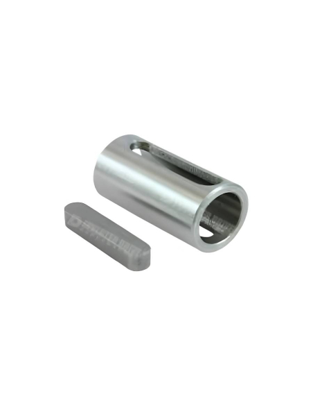 Casquillo adaptador para eje motor o reductor de 28mm a 38mm|adajusa