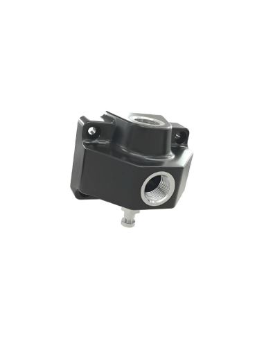 Polyamide and aluminum distributor 1 outlet 3/4 female inlet with condensate drain - Sicomat