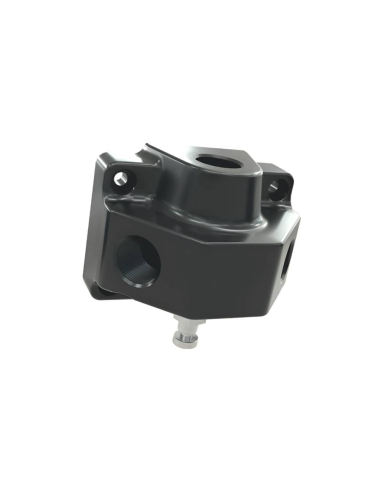 Polyamide distributor 2 outlets 1/2 female input with condensate drain - Sicomat