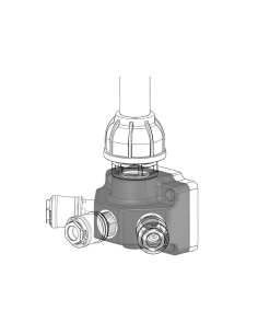 Distributor 3 outputs female input 1/2 aluminum Sicomat | ADAJUSA | price 2