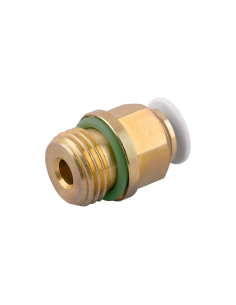 Racor recto atomático1/8 tubo 4mm Serie 59000 - Aignep