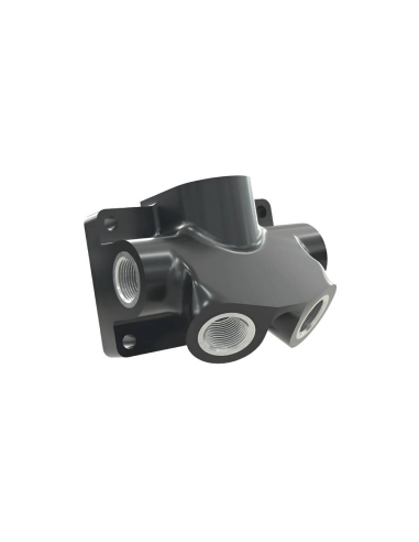 Repartidor poliamida y aluminio 4 salidas entrada hembra 3/4 - Sicomat|ADAJUSA