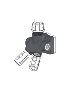 Distributor 4 outlets female input 1/2 aluminum condensate drain Sicomat | ADAJUSA | price 2