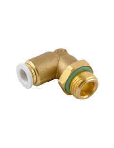 Racor codo orientable cilíndrico macho 1/8 tubo 4mm uso alimentario y agua potable Serie 59000 FOOD - Aignep|adajusa