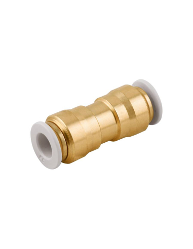 Racor recto intermedio tubo 8mm uso alimentario y agua potable Serie 59000 FOOD - Aignep|adajusa