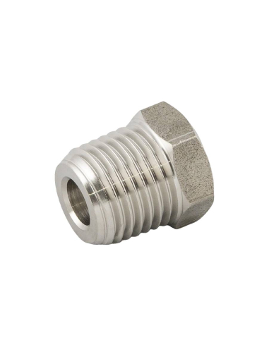 Reducción 3/8 a 1/8 macho cónico - hembra INOX Serie 62000 - Aignep |adajusa