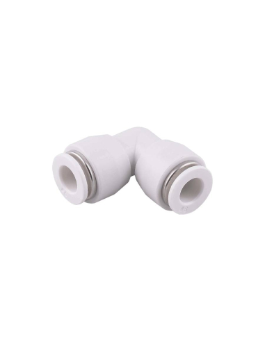Racor L intermedio tubo 8mm uso alimentario y agua potable Serie 53000 FOOD - Aignep|adajusa