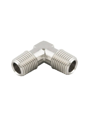 Racor L macho 3/8 INOX Serie 62000 - Aignep|adajusa