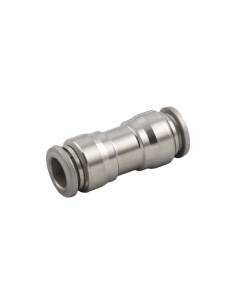 Racor recto intermedio tubo 12mm INOX Serie 60000 - Aignep|adajusa