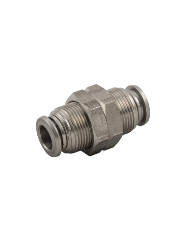 Racor pasamuros tubo 8mm INOX Serie 60000 - Aignep|adajusa