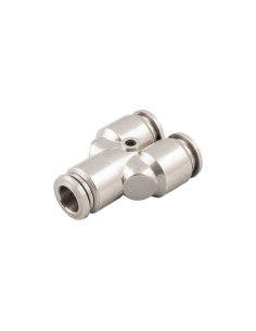Y-intermediate tube fitting 12mm INOX Series 60000 - Aignep | ADAJUSA