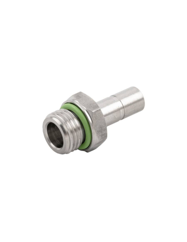 Adaptador macho cilíndrico 1/4 tubo 10mm INOX Serie 60000 - Aignep|adajusa