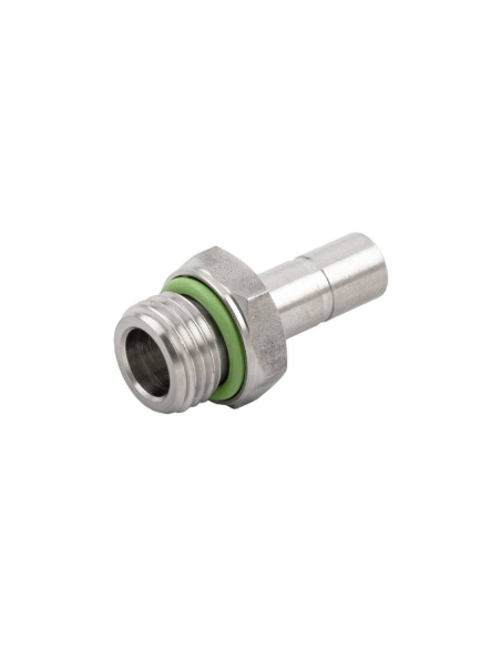 Adaptador macho cilíndrico 1/4 tubo 10mm INOX Serie 60000 - Aignep|adajusa