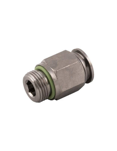 Racor recto 1/8 tubo 6mm uso alimentario Serie 70000 FOOD GRADE - Aignep|ADAJUSA