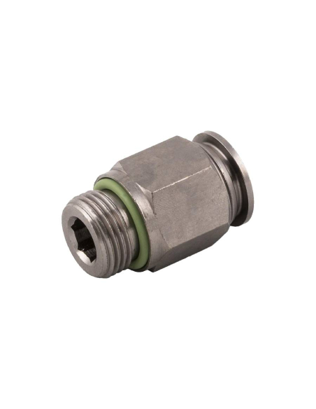 Racor recto 1/8 tubo 6mm uso alimentario Serie 70000 FOOD GRADE - Aignep|ADAJUSA