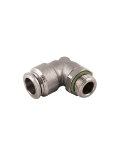 Racor codo orientable cilíndrico macho 1/4 tubo 6mm uso alimentario Serie 70000 FOOD GRADE - Aignep | Adajusa