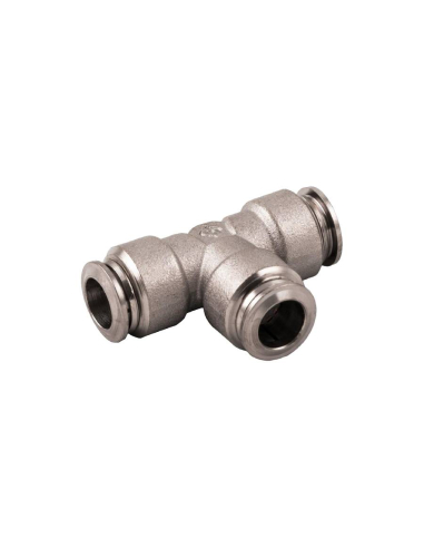 Racor T intermedio tubo 12mm uso alimentario Serie 70000 FOOD GRADE - Aignep | Adajusa