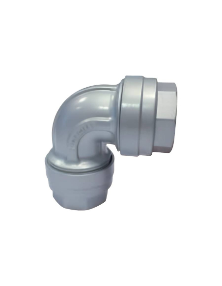 Racor de unión codo aluminio diámetro 63mm AIGNEP | Adajusa