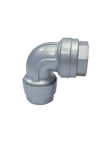 Racor de unión codo aluminio diámetro 50mm AIGNEP | Adajusa