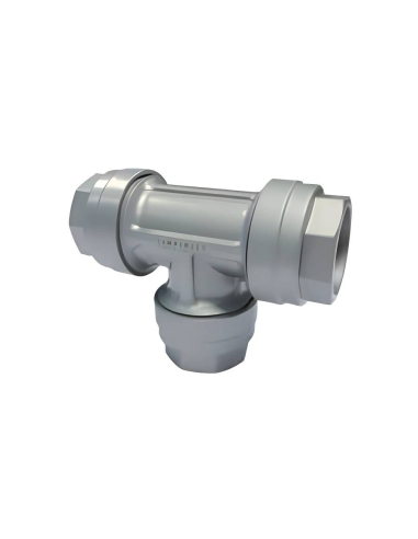 Racor de unión en T aluminio diámetro 50mm AIGNEP | Adajusa