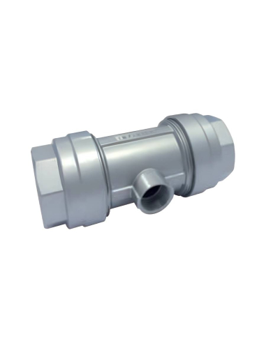 Racor para bajante en T diámetro aluminio 50mm  hembra 3/4 AIGNEP | Adajusa