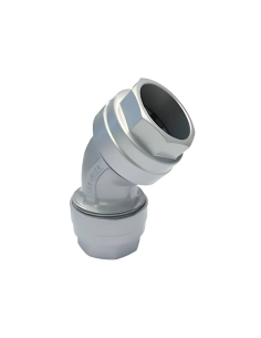 Aluminum 45º elbow Elbow union diameter 63mm Aignep | ADAJUSA | price