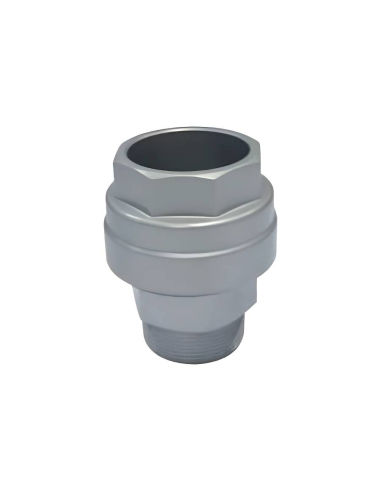 Ligação de união macho reta de alumínio 1 1/2 tubo 50mm - Aignep