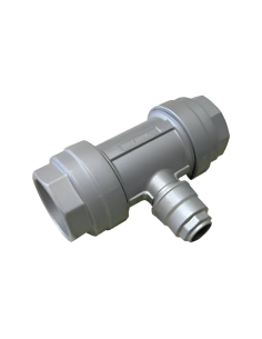 Racor para bajante en T aluminio diámetro 50mm bajante 32mm - Aignep | Adajusa