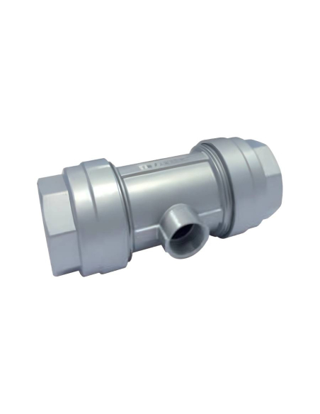 Racor para bajante en T diámetro aluminio 63mm  hembra 1 AIGNEP | Adajusa